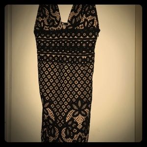 StyleStalker Black Nude Dress